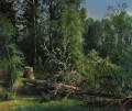 倒木 1875 古典的な風景 イワン・イワノビッチの森